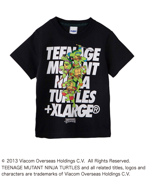 XLARGE KIDS(エクストララージキッズ)の「S/S TEE “MUTANT TURTLES”(Tシャツ/カットソー・キッズ・ホワイト/ブラック・2T/4T/5T/6T/7T)」の3枚目の写真