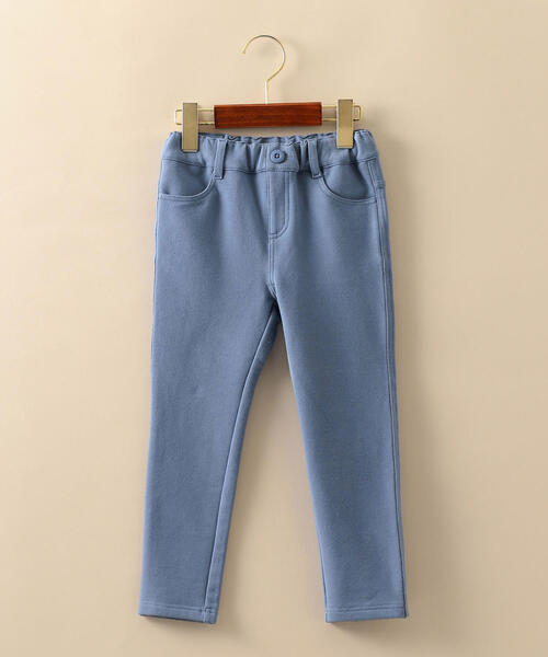 green label relaxing（グリーンレーベルリラクシング）の「裏毛ストレッチスキニーパンツ（その他パンツ・キッズ・ブラック/ライトピンク/ライトブルー/ライム/グレー・135/115/105/95/125）」の4枚目の写真