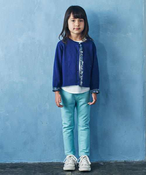 green label relaxing（グリーンレーベルリラクシング）の「裏毛ストレッチスキニーパンツ（その他パンツ・キッズ・ブラック/ライトピンク/ライトブルー/ライム/グレー・135/115/105/95/125）」の15枚目の写真