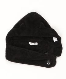 にゃー | (L)にゃーボアフードマフラー(ストール/ショール)