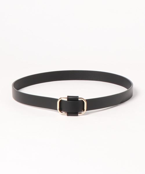 AMERICAN HOLIC（アメリカンホリック）の「スクエアバックルベルト（ベルト・レディース・ブラック/キャメル/シルバー系その他2・FREE）」の2枚目の写真