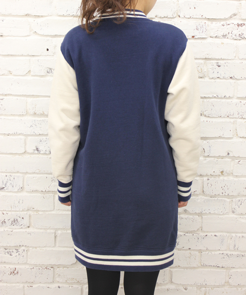 Kastane（カスタネ）の「【Kastane】ロングスタジャン（スタジャン・レディース・ブラック/ネイビー・FREE）」の6枚目の写真