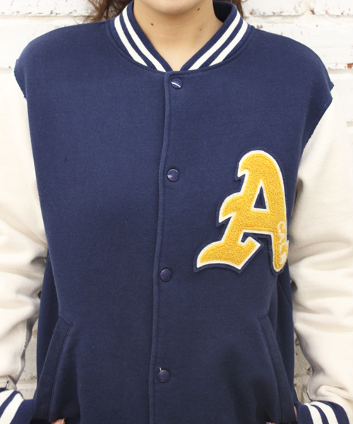 Kastane（カスタネ）の「【Kastane】ロングスタジャン（スタジャン・レディース・ブラック/ネイビー・FREE）」の7枚目の写真