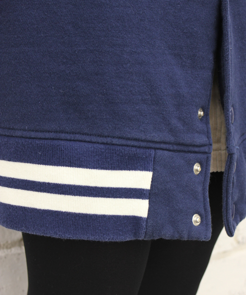 Kastane（カスタネ）の「【Kastane】ロングスタジャン（スタジャン・レディース・ブラック/ネイビー・FREE）」の10枚目の写真