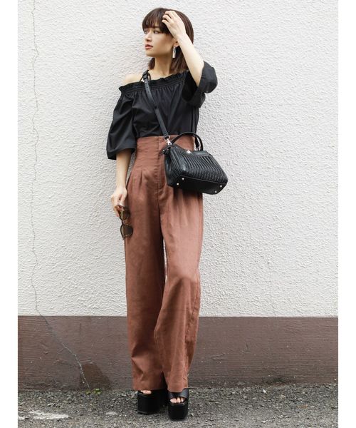 EMODA（エモダ）の「コンビネーションハイヒールサンダル（サンダル・レディース・ホワイト/ブラック/オレンジ・SMALL/MEDIUM/LARGE）」の7枚目の写真