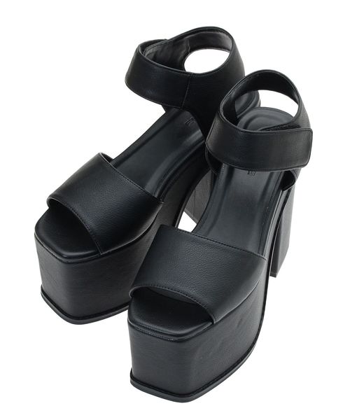 EMODA（エモダ）の「コンビネーションハイヒールサンダル（サンダル・レディース・ホワイト/ブラック/オレンジ・SMALL/MEDIUM/LARGE）」の13枚目の写真