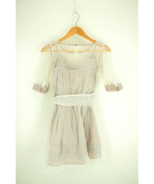 【希少】LIZLISA リズリサ 古着 キャミワンピ ワンピース 白 希少】LIZLISA リズリサ 古着 キャミワンピ ワンピース 白 ブランド