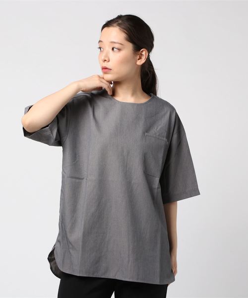 ARCHIVER（アーカイバ）の「【Ir】TRストレッチTシャツ（Tシャツ/カットソー・レディース・ブラック/グレー/グレー系その他/ベージュ/ベージュ系その他/ネイビー・MEDIUM/LARGE/X-LARGE）」の2枚目の写真