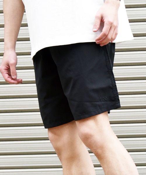 Lee（リー）の「Lee: SHIPS別注 アスレチックショーツ PE（その他パンツ・メンズ・ブラック/チャコールグレー・S/M/L）」の2枚目の写真