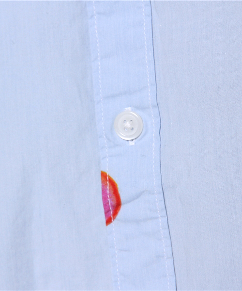 R.NEWBOLD（アールニューボールド）の「HALFTIME SHIRT/LS/145609（シャツ/ブラウス・メンズ・ホワイト/ブルー・LARGE/X-LARGE/MEDIUM/SMALL）」の10枚目の写真