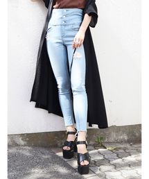 ヘムカットオフハイウエストパギンス