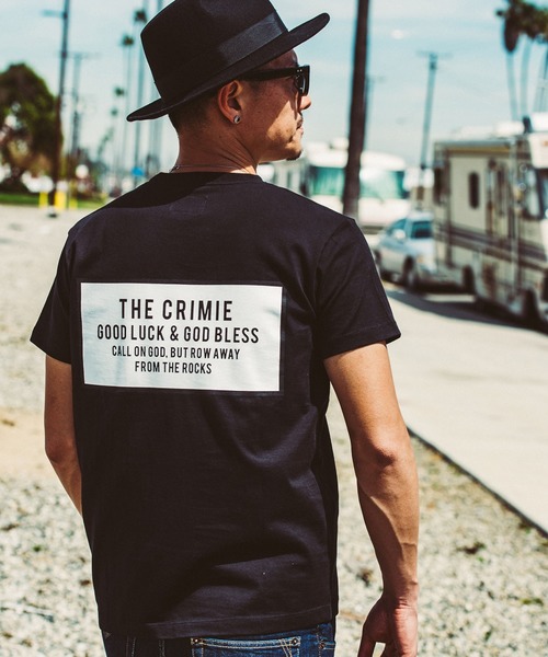 CRIMIE(クライミー)の「BOX LOGO POCKET T SHIRT(Tシャツ/カットソー・メンズ・ブラック/ホワイト・XS/S/M/L/XL/XXL)」の2枚目の写真