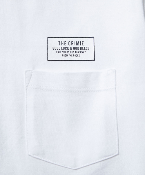 CRIMIE(クライミー)の「BOX LOGO POCKET T SHIRT(Tシャツ/カットソー・メンズ・ブラック/ホワイト・XS/S/M/L/XL/XXL)」の19枚目の写真