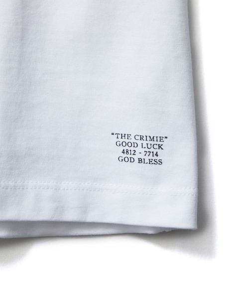 CRIMIE(クライミー)の「BOX LOGO POCKET T SHIRT(Tシャツ/カットソー・メンズ・ブラック/ホワイト・XS/S/M/L/XL/XXL)」の5枚目の写真
