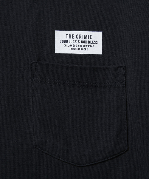 CRIMIE(クライミー)の「BOX LOGO POCKET T SHIRT(Tシャツ/カットソー・メンズ・ブラック/ホワイト・XS/S/M/L/XL/XXL)」の11枚目の写真