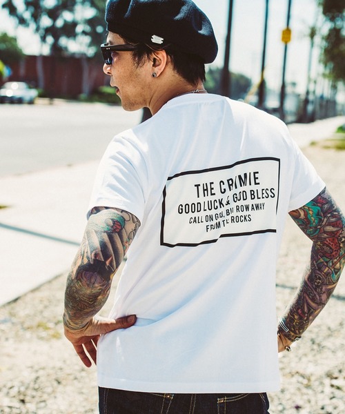 CRIMIE(クライミー)の「BOX LOGO POCKET T SHIRT(Tシャツ/カットソー・メンズ・ブラック/ホワイト・XS/S/M/L/XL/XXL)」の4枚目の写真