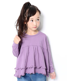 devirock | ギャザーフリル長袖Tシャツ(Tシャツ/カットソー)