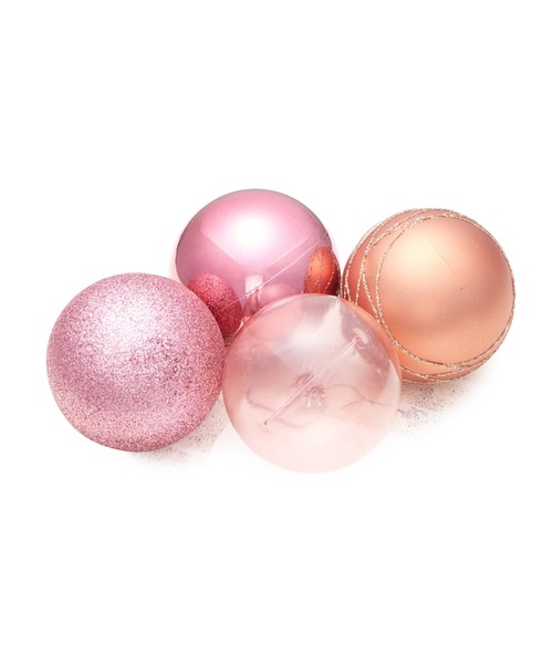 フランフラン ファブリックオーナメント レース ピンク Francfranc