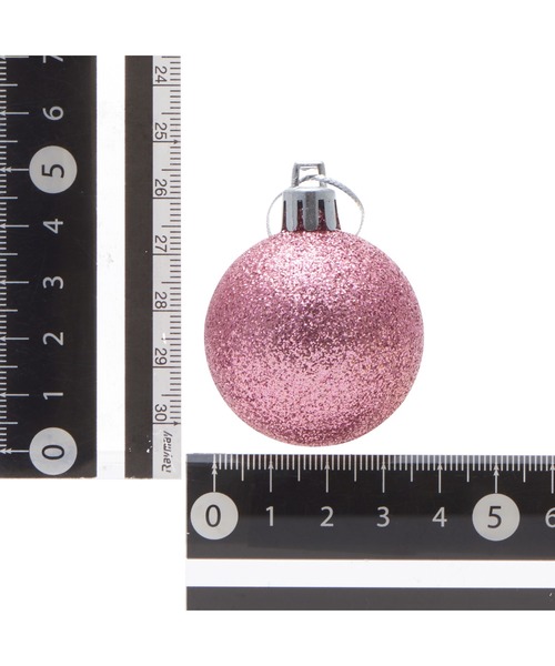 Francfranc（フランフラン）の「オーナメント 15個セット 4cm ピンク