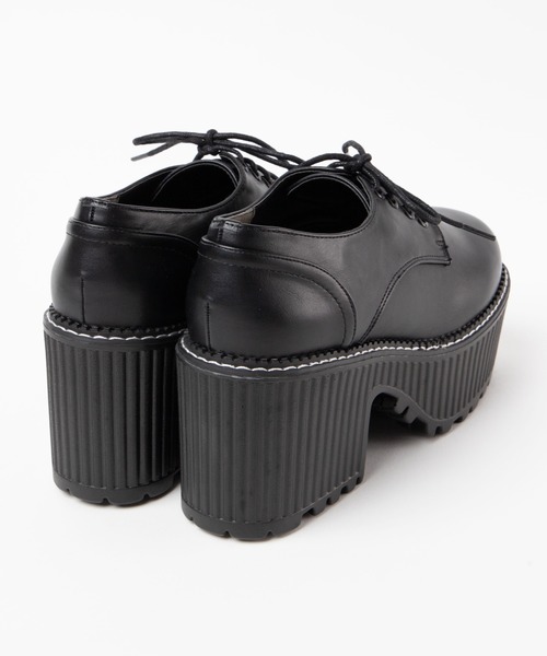 WEGO（ウィゴー）の「WEGO/レースアップボリュームシューズ（その他シューズ・レディース・ブラック・MEDIUM/LARGE）」の11枚目の写真