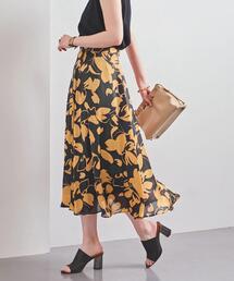 UNITED ARROWS WOMENS�i���i�C�e�b�h�A���[�Y�E�B�����Y�@�j�́uUBCS �r�b�O�t�����[ �t���A�X�J�[�g���i�X�J�[�g�j�v