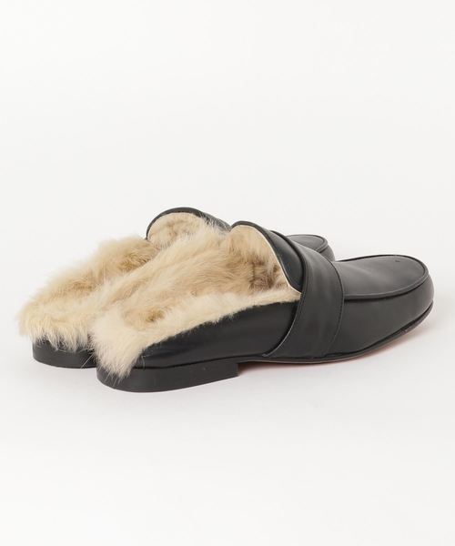 CAMINANDO（カミナンド）の「【CAMINANDO】FUR LINED SLIP ON SHOES 