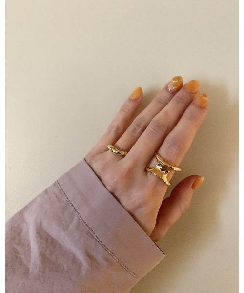mou(モウ)の「Silver925 lrregular ring(リング・レディース・シルバー/ゴールド・FREE)」の4枚目の写真