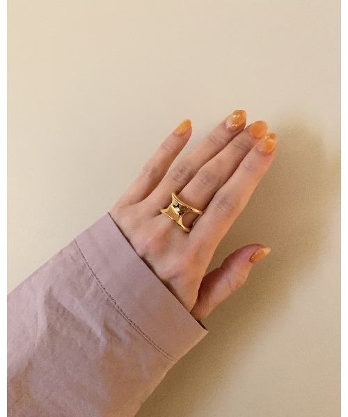 mou(モウ)の「Silver925 lrregular ring(リング・レディース・シルバー/ゴールド・FREE)」の7枚目の写真
