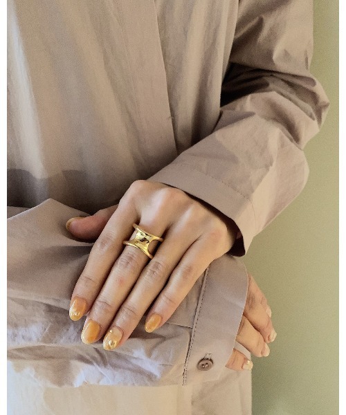 mou(モウ)の「Silver925 lrregular ring(リング・レディース・シルバー/ゴールド・FREE)」の8枚目の写真