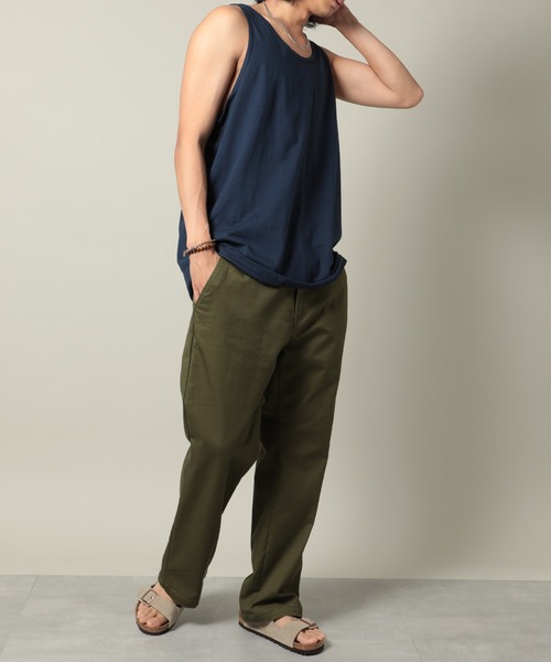 GILDAN（ギルダン）の「【GILDAN】USA ウルトラコットン タンクトップ GL2200 レイヤード ルーズ MURS（タンクトップ・メンズ・ホワイト/ブラック/グレー/ネイビー/ロイヤルブルー/パープル/レッド/サックスブルー/チャコールグレー・M/L/XL/S）」の19枚目の写真