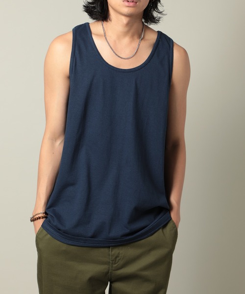 GILDAN（ギルダン）の「【GILDAN】USA ウルトラコットン タンクトップ GL2200 レイヤード ルーズ MURS（タンクトップ・メンズ・ホワイト/ブラック/グレー/ネイビー/ロイヤルブルー/パープル/レッド/サックスブルー/チャコールグレー・M/L/XL/S）」の12枚目の写真