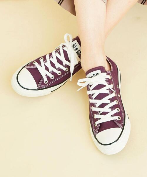CONVERSE（コンバース）の「＜CONVERSE（コンバース）＞∴ALL STAR US オールスター スニーカー/20SS ◇ ο（スニーカー・レディース・ブラック/パープル・24.5cm/24cm/22.5cm/23cm/23.5cm）」の13枚目の写真