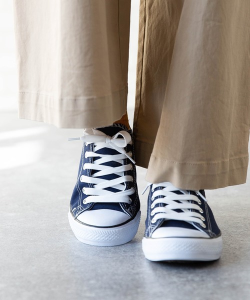 welleg（ウェレッグ）の「2タイプ選べる キャンパススニーカー 紐ありver.（スニーカー・レディース・ネイビー/アイボリー/ベージュ系その他/カーキ/マスタード/ベージュ/グレー/ブラック/ダークグレー/パイソン/レオパード/ブラック系その他・S/L/M/XS/3L/LL）」の9枚目の写真