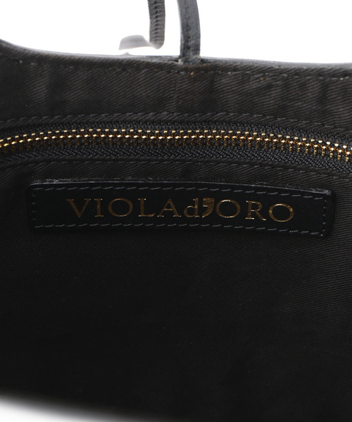 VIOLAd'ORO(ヴィオラドーロ)の「VIOLADORO / ストラップ付きバッグ(かごバッグ・レディース・ブラック・FREE)」の8枚目の写真