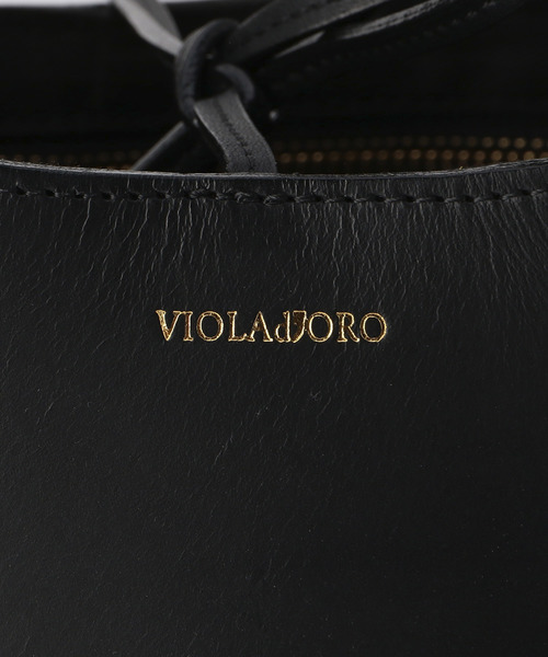 VIOLAd'ORO(ヴィオラドーロ)の「VIOLADORO / ストラップ付きバッグ(かごバッグ・レディース・ブラック・FREE)」の7枚目の写真