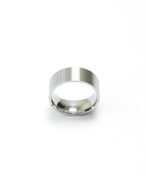 minsobi(ミンソビ)の「シンプルリング(リング・メンズ・ブラック/シルバー・FREE)」の4枚目の写真