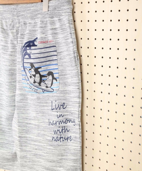 LB/S (エルビーエス)の「【BLUE STANDARD】杢裏毛ショートパンツ BLUESTANDARD X ESPACEVERTコラボアイテム(スウェットパンツ・メンズ・チャコールグレー/レッド/ブルー系その他/グレー/ブラック/ネイビー・MEDIUM/LARGE/X-LARGE)」の9枚目の写真