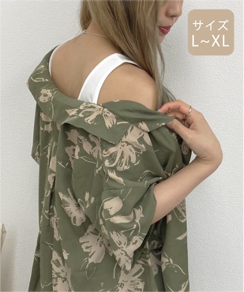 apres jour mignon(アプレジュールミニョン)の「【大きいサイズ】レイヤードタンクトップ【ZOZOTOWN限定アイテム】(タンクトップ・レディース・カーキ/ダークブルー/アイボリー/ダークブラウン/ブラック・X-LARGE)」の8枚目の写真