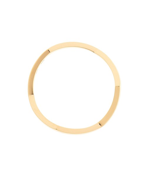 COCOSHNIK(ココシュニック)の「K10アシンメトリー Vリング(リング・レディース・ホワイト系その他7・12号/14号/10号)」の5枚目の写真