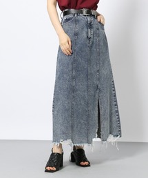 PAGEBOY | ケミカルデニムダメージスカート(デニムスカート)