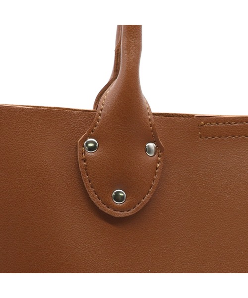 POUTOJOURU(ポートジュール)の「【ポートジュール】 レザー クラシック縦型トートバッグ ZOZOTOWN限定(トートバッグ・レディース・ブラック/ブラウン/グレー/グレイッシュブルー/ベージュ/グリーン/モカ・FREE)」の11枚目の写真