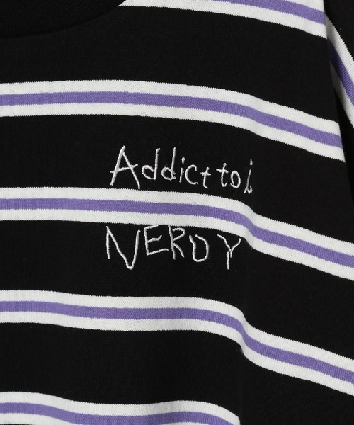 NERDY×Heather コラボ限定　ボーダーロンT Heather（ヘザー）の「NERDY×Heather ボーダーロンT 893267（T