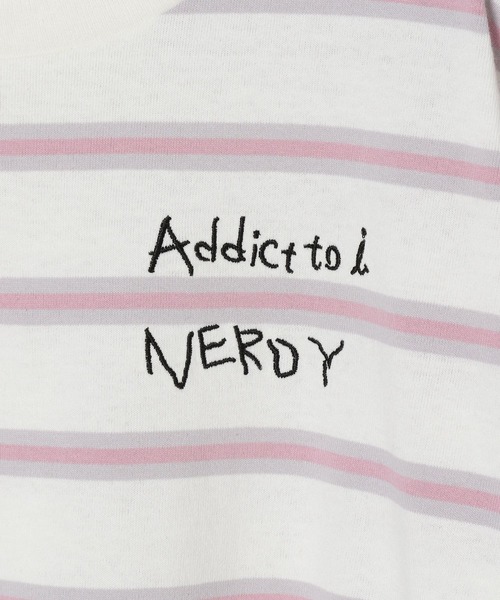 Heather（ヘザー）の「NERDY×Heather ボーダーロンT 893267（T