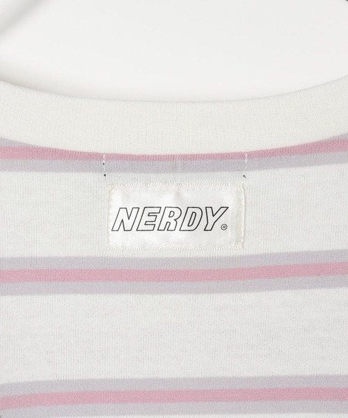 NERDY×Heather コラボ限定　ボーダーロンT Heather（ヘザー）の「NERDY×Heather ボーダーロンT 893267（T