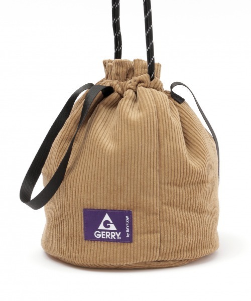 GERRY（ジェリー）の「【GERRY(ジェリー)】別注巾着バッグ（ハンドバッグ・メンズ・ブラック/ベージュ・ONE SIZE）」の9枚目の写真