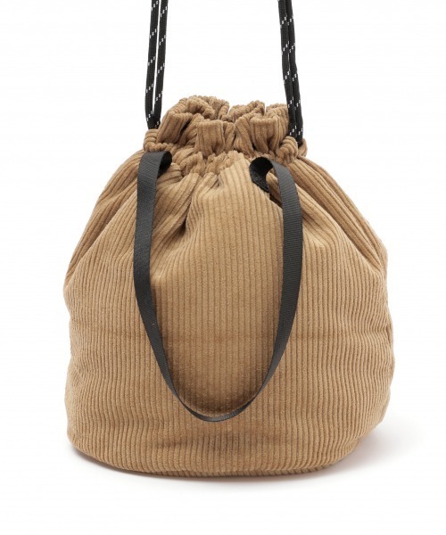 GERRY（ジェリー）の「【GERRY(ジェリー)】別注巾着バッグ（ハンドバッグ・メンズ・ブラック/ベージュ・ONE SIZE）」の6枚目の写真