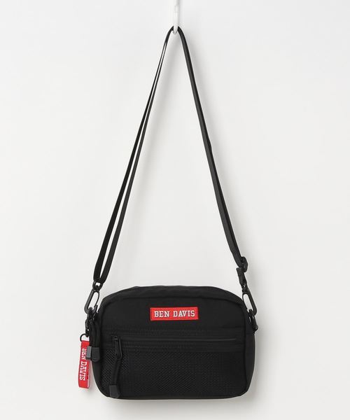 BEN DAVIS(ベンデイビス)の「《BEN DAVIS》WIDE MESH SHOULDER WIDE MESH SHOULDER(ショルダーバッグ・メンズ・ブラック×ブラック/ブラック×パープル/ブラック×レッド/ブラック×イエロー・FREE)」の10枚目の写真