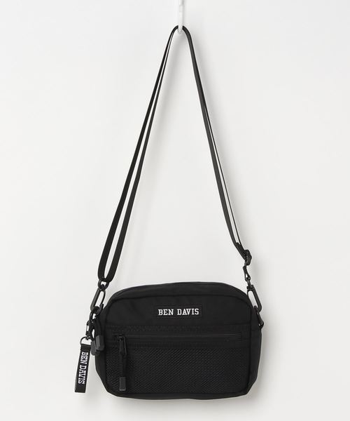 BEN DAVIS(ベンデイビス)の「《BEN DAVIS》WIDE MESH SHOULDER WIDE MESH SHOULDER(ショルダーバッグ・メンズ・ブラック×ブラック/ブラック×パープル/ブラック×レッド/ブラック×イエロー・FREE)」の12枚目の写真