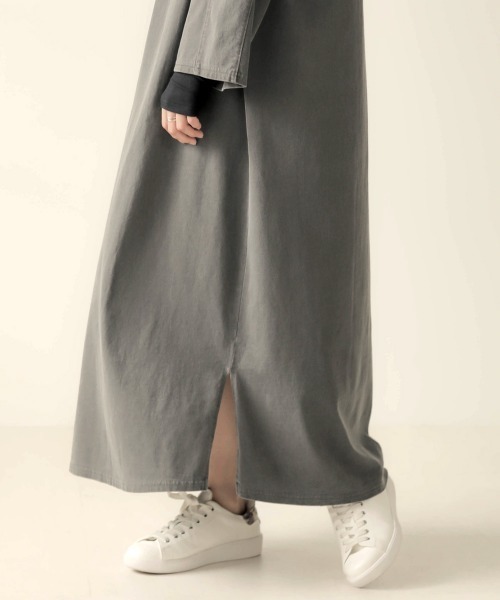 Bab（バブ）の「【WEB限定】ピグメント加工前後2WAYワンピース（ワンピース・レディース・チャコールグレー/アイボリー/モカ・FREE）」の19枚目の写真