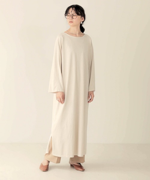 Bab（バブ）の「【WEB限定】ピグメント加工前後2WAYワンピース（ワンピース・レディース・チャコールグレー/アイボリー/モカ・FREE）」の20枚目の写真